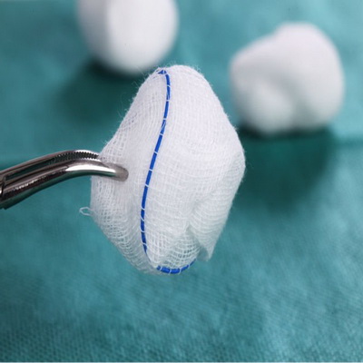 Absorbent gauze ball sterile and non sterile