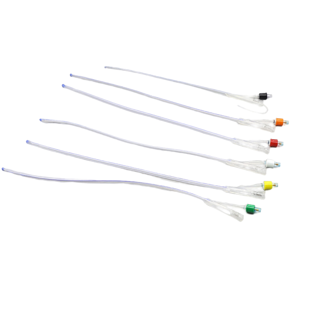 All silicone foley catheter