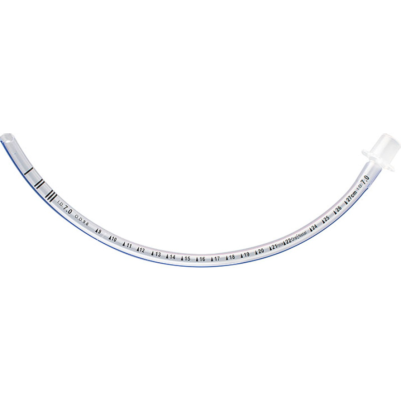 Endotracheal tube without cuff
